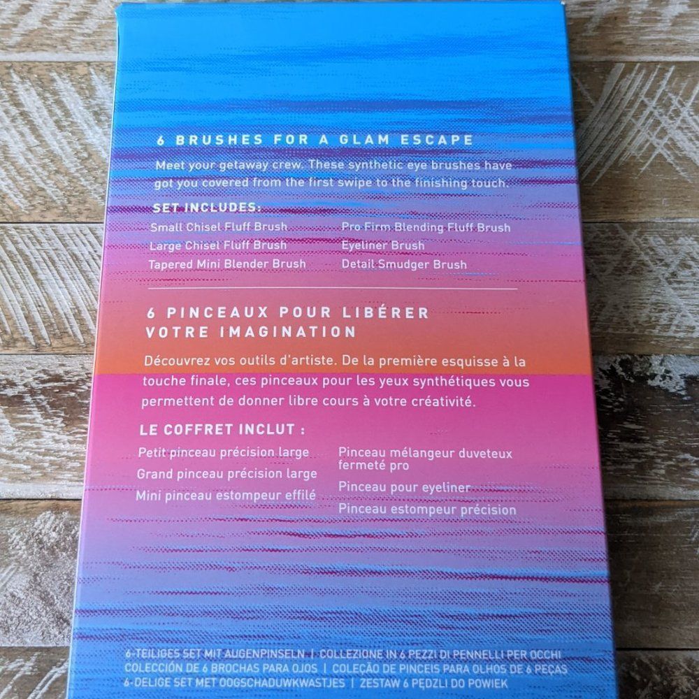 Morphe Sweet Oasis 6 Piece Eye Brush Set Brush Set - Picture 2 of 3